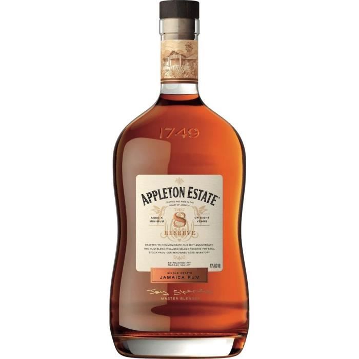Appleton Estate - 8 ans - Réserve - Rhum - 43,0% Vol. - 70cl