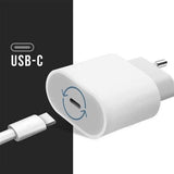Chargeur pour tÈlÈphone mobile Apple Chargeur secteur 20W USB-C Blanc