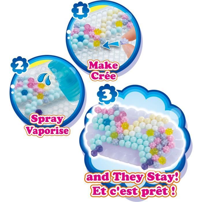 Coffret AQUABEADS - Mes accessoires fÈÈriques a crÈer - 820 perles - Enfant Fille - Des 4 ans