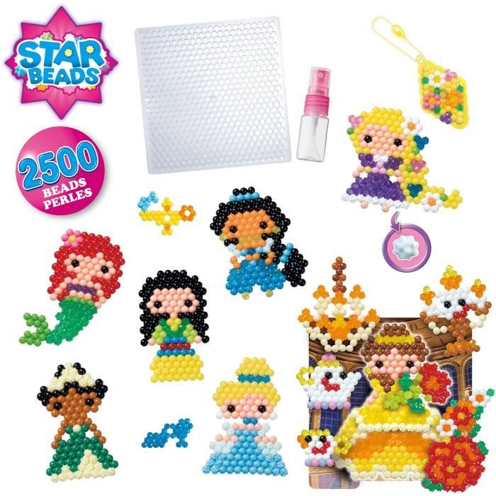 Aquabeads La box Princesses Disney, Jouet, perles qui collent avec de l'eau, Convient aux enfants a partir de 4 ans