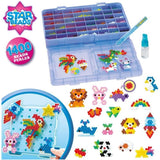 Aquabeads La mallette d'expert, Coffret 1400 perles multicolores, perles qui collent avec de l'eau, 31967, Des 4 ans