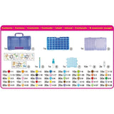 Aquabeads La mallette d'expert, Coffret 1400 perles multicolores, perles qui collent avec de l'eau, 31967, Des 4 ans