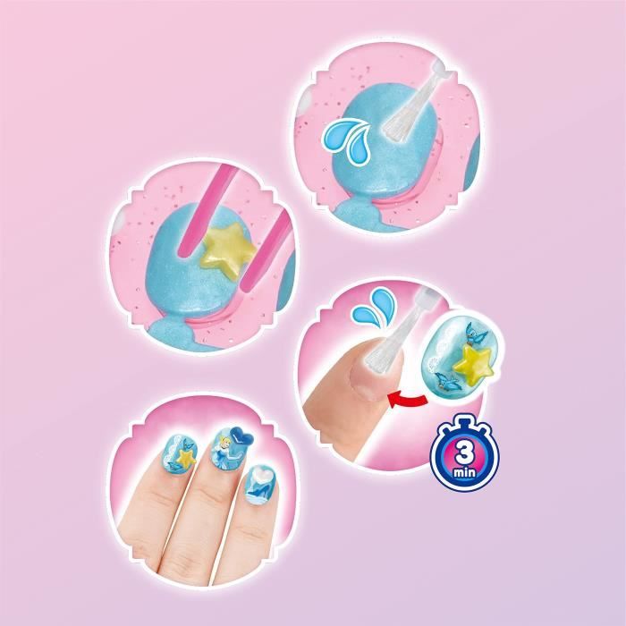 Aquabeads - Nail Studio Princesses Disney - Ongles qui collent avec de l'eau