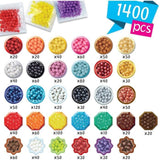 Aquabeads Mes porte-clés et suspensions, Coffret création, perles qui collent avec de l'eau, 35025, des 4 ans