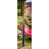 Douche solaire - GRE - Modele PVC - 9 L - Dimensions Ø11cm x H:220 cm