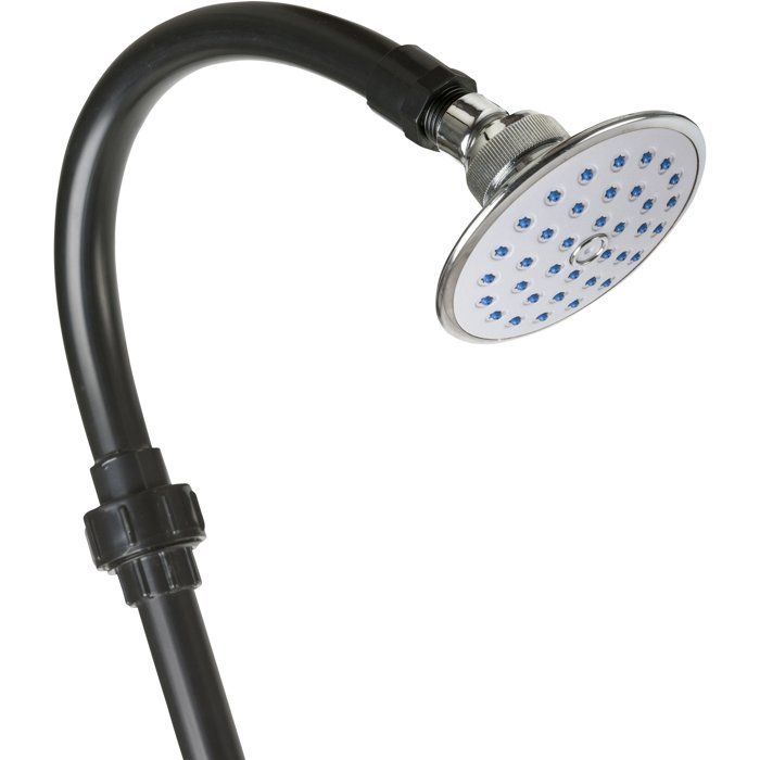 Douche solaire - GRE - Modele PVC - 9 L - Dimensions Ø11cm x H:220 cm