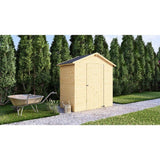 Abri de jardin en bois - Pin brut - 1,86 m˛ - Panneaux de 12 mm