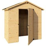 Abri de jardin en bois - Pin brut - 1,86 m˛ - Panneaux de 12 mm
