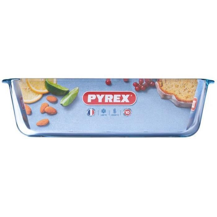 Moule a cake - PYREX - 1450156 - En verre borosilicate - 28 cm