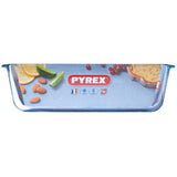 Moule a cake - PYREX - 1450156 - En verre borosilicate - 28 cm