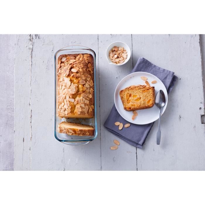 Moule a cake - PYREX - 1450156 - En verre borosilicate - 28 cm
