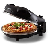 Pizza Èlectrique ARIETE - 917 - Noir - Pierre rÈfractaire - 1200W - Diametre 33cm - TempÈrature max 400∞C