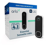 Sonnette Vidéo - ARLO - AVD4001-100EUS - Connexion directe au Wi-Fi - Son de sirene intégré