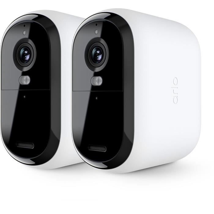 Pack 2 Cameras - ARLO - FHD XL Essential2 - Extérieur - Batterie - Vision nocturne