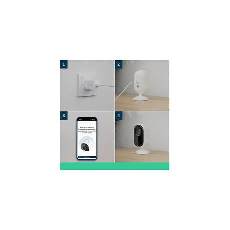 Caméra de surveillance - ARLO - VMC3260-100EUS - Résolution 2K - Vision nocturne couleur - Autonomie 6 mois