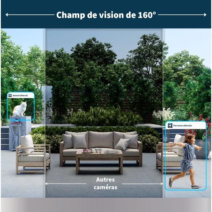 Pack 3 Cameras - ARLO - Pro 5 - Extérieur - Batterie - Vision nocturne