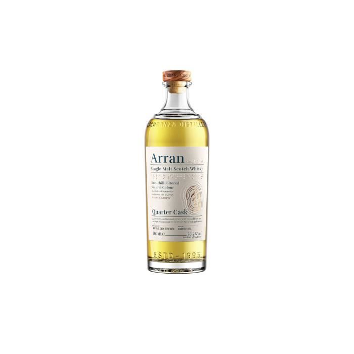 Arran - Quarter Cask -avec etui- The Bothy - Single Malt Scotch Whisky - 56,2% Vol. - 70 cl