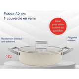 Faitout - ARTHUR MARTIN - AM0982 - 32 cm avec couvercle - Aluminium ForgÈ - Tous feux dont induction + four