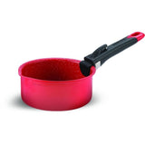 Batterie de cuisine - ARTHUR MARTIN - AMR28 - Set de 3 casseroles - 16-18-20 cm + 1 poignÈe amovible - Tous feux dont induction