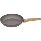 Set de 3 poeles - Tous feux dont induction - ARTHUR MARTIN - AM1052 - Revetement céramique - Ř 20-24-28 cm - Taupe