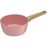 Set de 3 casseroles - Tous feux dont induction - ARTHUR MARTIN - AM0702 - Revetement céramique - Ø 16-18-20 cm - Rose