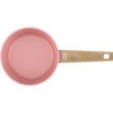 Set de 3 casseroles - Tous feux dont induction - ARTHUR MARTIN - AM0702 - Revetement céramique - Ø 16-18-20 cm - Rose