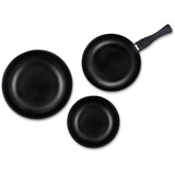 Batterie de cuisine - Tous feux dont induction - ARTHUR MARTIN - AM2991 - Aluminium revetement anti-adhésif - 10 pieces - Prune