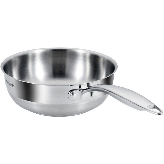 Sauteuse grand chef - ARTHUR MARTIN - AM4490 - Ř20 cm - Inox 18/10 - Tous feux dont induction