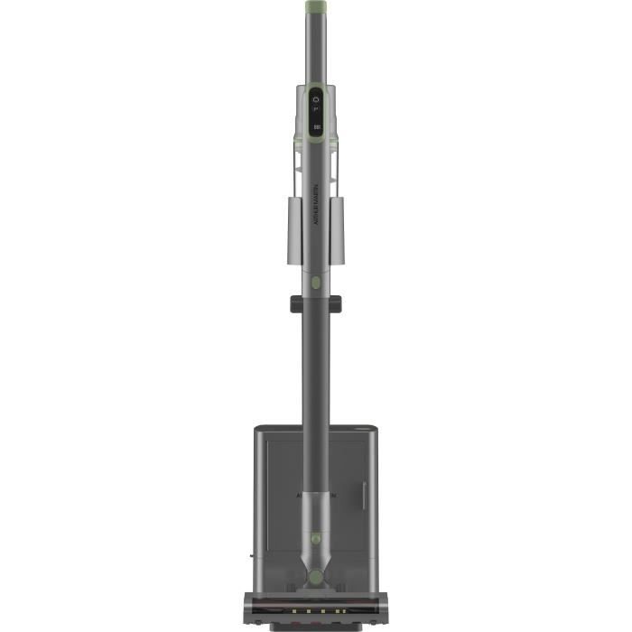 Aspirateur Balai avec base de vidange - ARTHUR MARTIN - AMAB148 – 200 W – 40 min d'autonomie – 80 AW - Gris