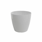 Pot de fleurs - Noname - Rond - Blanc - Polypropylene - 4 roulettes