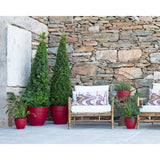 ARTEVASI pot de fleurs CAPRI CAMPANA - Résistant au gel - Anthacite - 35 x 35 x H 29,4 cm