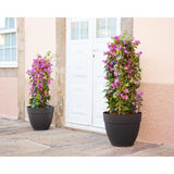ARTEVASI pot de fleurs CAPRI CAMPANA - Résistant au gel - Anthacite - 35 x 35 x H 29,4 cm