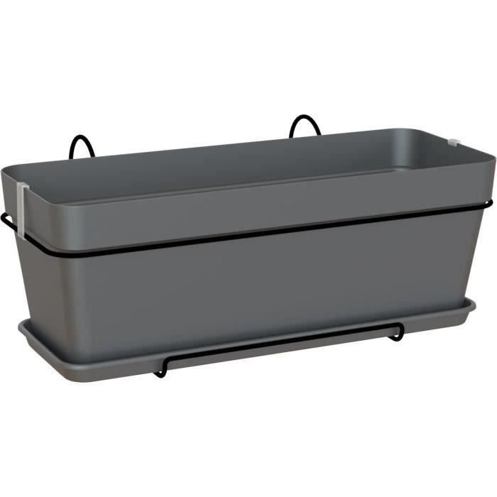 ARTEVASI - Capri Garden Kit 50cm v2 anthracite 50.2 x 28.5 x h20.7 cm - 1.54l