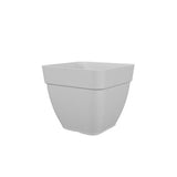 ARTEVASI Pot de fleurs carré CAPRI CAMPANA - Plastique - Blanc - L 36,5 x P 33,5 H 36,5 cm