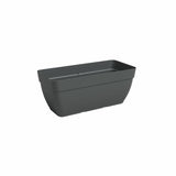 Jardiniere CAPRI CAMPANA XL - Plastique - 80 cm - Anthracite - ARTEVASI