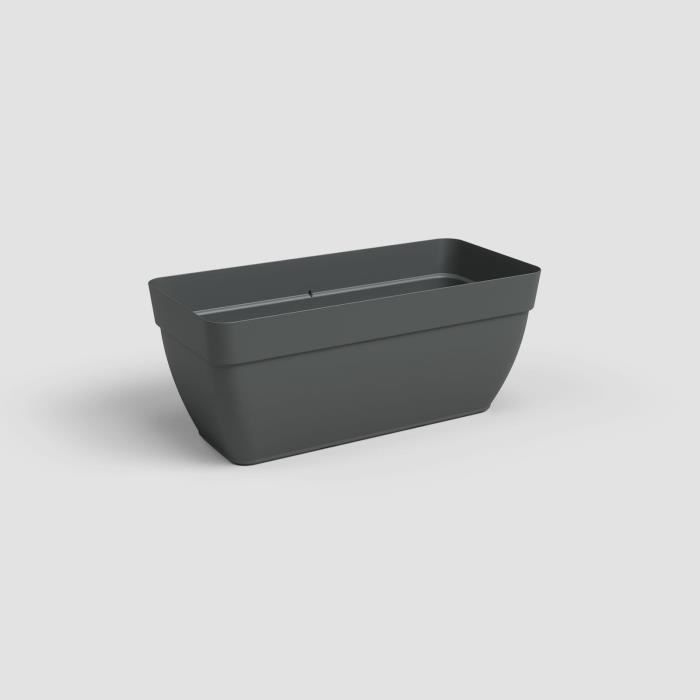 Jardiniere CAPRI CAMPANA XL - Plastique - 80 cm - Anthracite - ARTEVASI