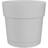 ARTEVASI Pot de fleurs rond CAPRI LARGE - Plastique - Réservoir d'eau - diametre 30 cm - Blanc - L 29,5 X P 29,5 H 28,2 cm