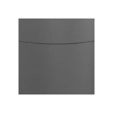 ARTEVASI Pot de fleurs rond CAPRI LARGE - Plastique - Réservoir d'eau - diametre 35 cm - Anthracite -  L 34,6 x P 34,6 x H 33,2 cm