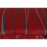 Parure de lit - 1 housse de couette 220 x 240 cm + 2 taies d'oreiller 60 x 60 cm - 65% coton, 35% polyester - Rouge