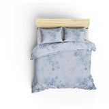 Parure de lit - 1 housse de couette 220 x 240 cm + 2 taies d'oreiller 60 x 60 cm - 100% coton renforcé - Bleu