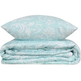 Parure de lit - 1 housse de couette 220 x 240 cm + 2 taies d'oreiller 60 x 60 cm - Satiné 100% coton - Blanc