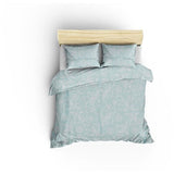 Parure de lit - 1 housse de couette 220 x 240 cm + 2 taies d'oreiller 60 x 60 cm - Satiné 100% coton - Blanc