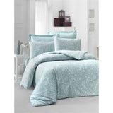 Parure de lit - 1 housse de couette 220 x 240 cm + 2 taies d'oreiller 60 x 60 cm - Satiné 100% coton - Blanc