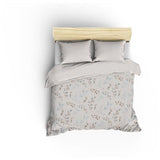 Parure de lit - 1 housse de couette 220 x 240 cm + 2 taies d'oreiller 60 x 60 cm - 100% coton renforcé - Menthe