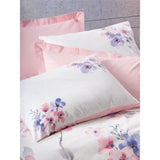 Parure de lit - 1 housse de couette 220 x 240 cm + 2 taies d'oreiller 60 x 60 cm - 100% coton renforcé - Rose