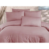 Parure de lit - 1 housse de couette 220 x 240 cm + 2 taies d'oreiller 60 x 60 cm - 80% coton, 20% polyester - Poudre