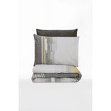 Parure de lit - 1 housse de couette 220 x 240 cm + 2 taies d'oreiller 60 x 60 cm - 100% coton renforcé - Vison