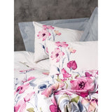 Parure de lit - 1 housse de couette 220 x 240 cm + 2 taies d'oreiller 60 x 60 cm - 100% coton renforcé - Gris