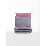 Parure de lit - 1 housse de couette 220 x 240 cm + 2 taies d'oreiller 60 x 60 cm - 100% coton renforcé - Rose