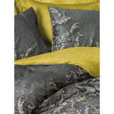 Parure de lit - 1 housse de couette 220 x 240 cm + 2 taies d'oreiller 60 x 60 cm - Satiné 100% coton - Anthracite